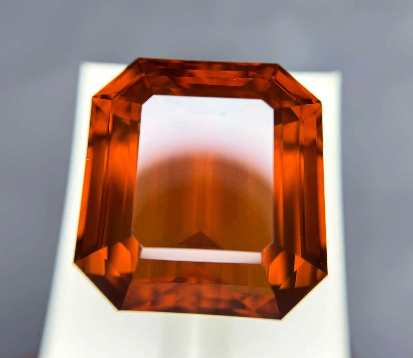 Ornate Sterling Silver Cuff Featuring a 90-Carat Madeira Citrine