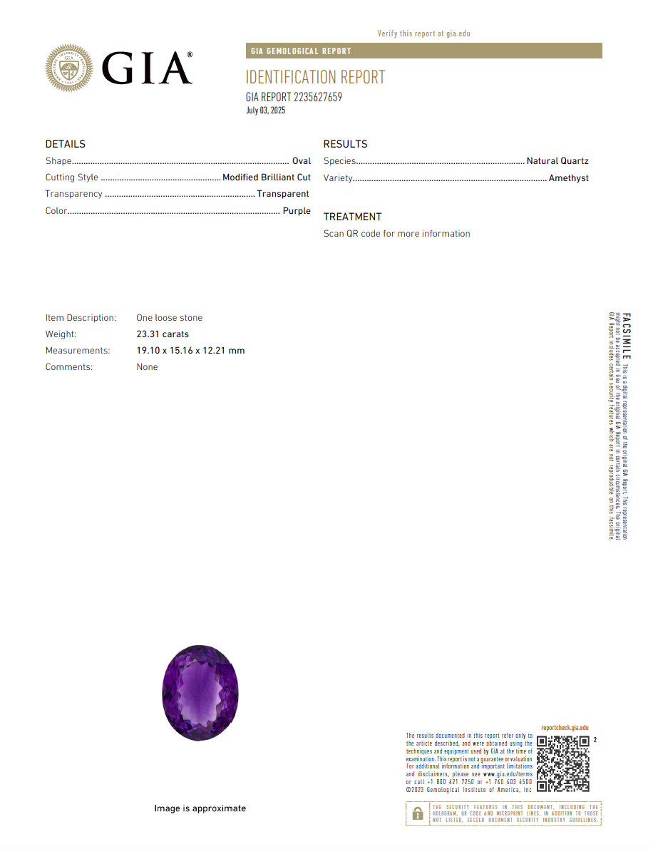 One-of-a-Kind Vintage 18k Gold, Diamond, Pearl & Amethyst Statement Necklace